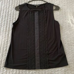 Black Lace Detailed Tank